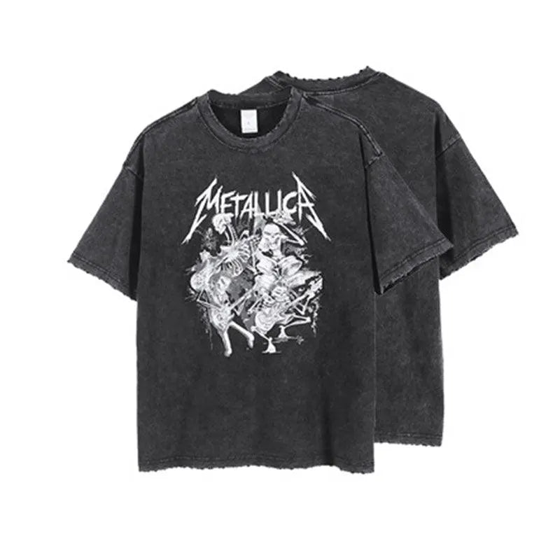 Embroidery Street Wear Men T-shirts