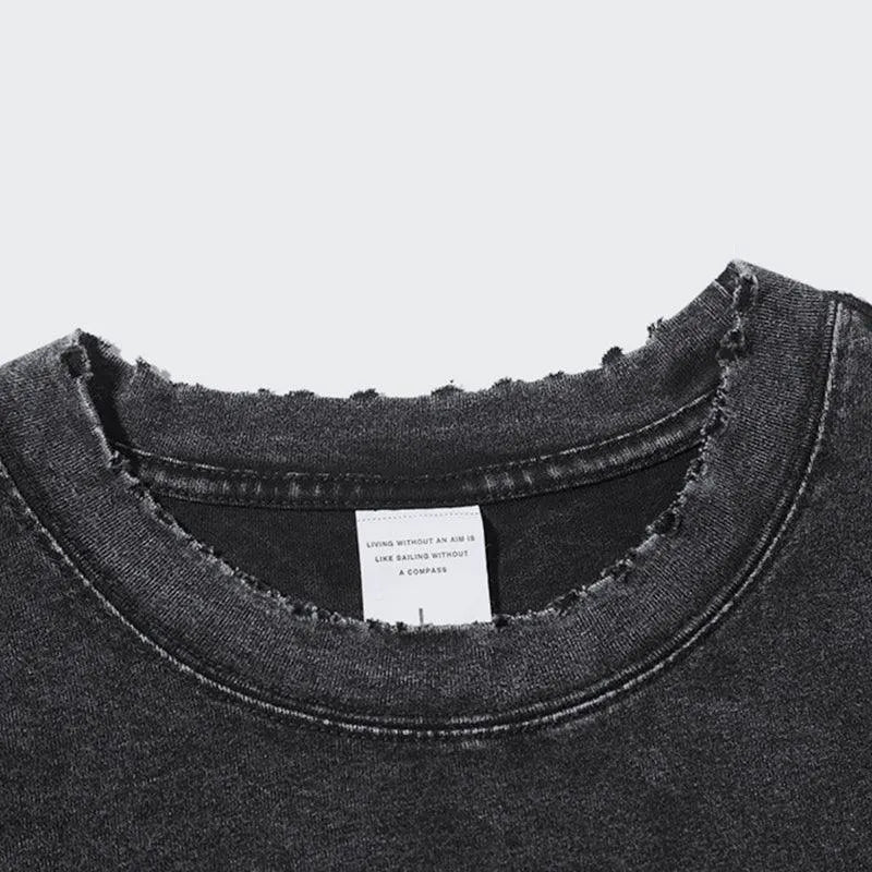 Embroidery Street Wear Men T-shirts