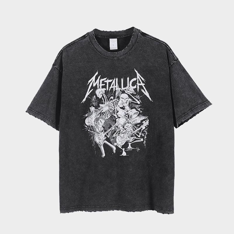 Embroidery Street Wear Men T-shirts