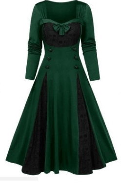 Lace A-line Dress
