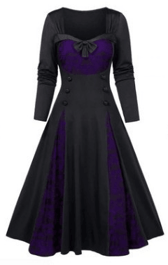 Lace A-line Dress