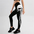 Skeleton Skull Yoga Leisure Leggings