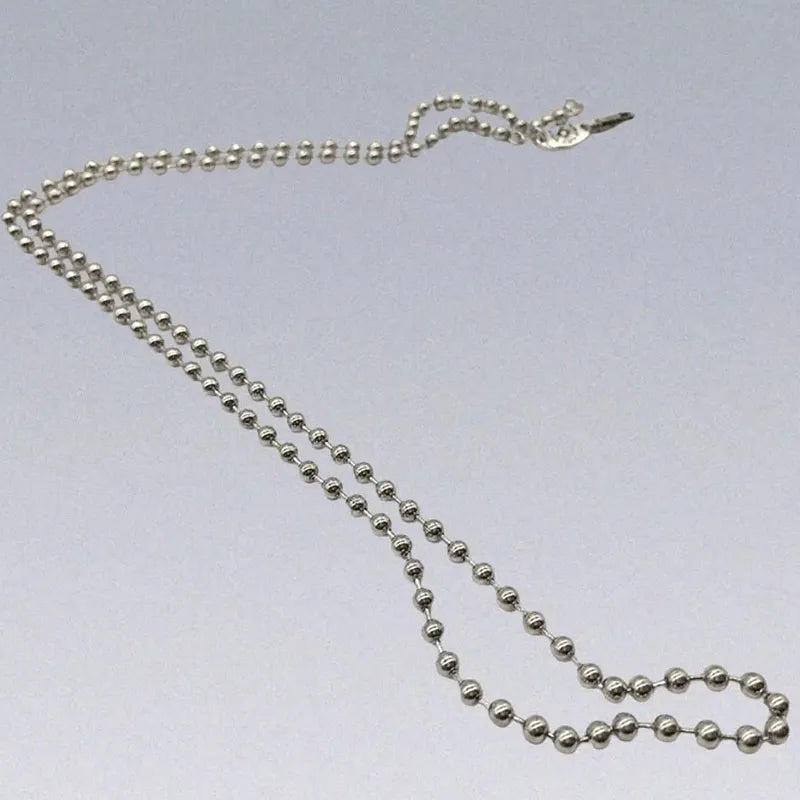 Chrome Pendant Necklace