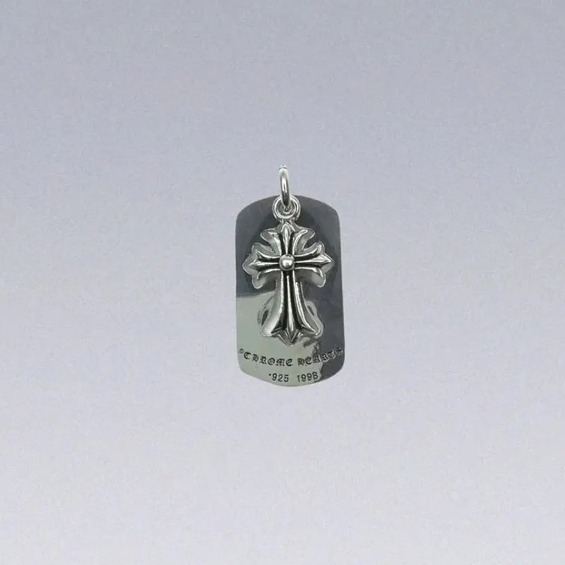 Chrome Pendant Necklace