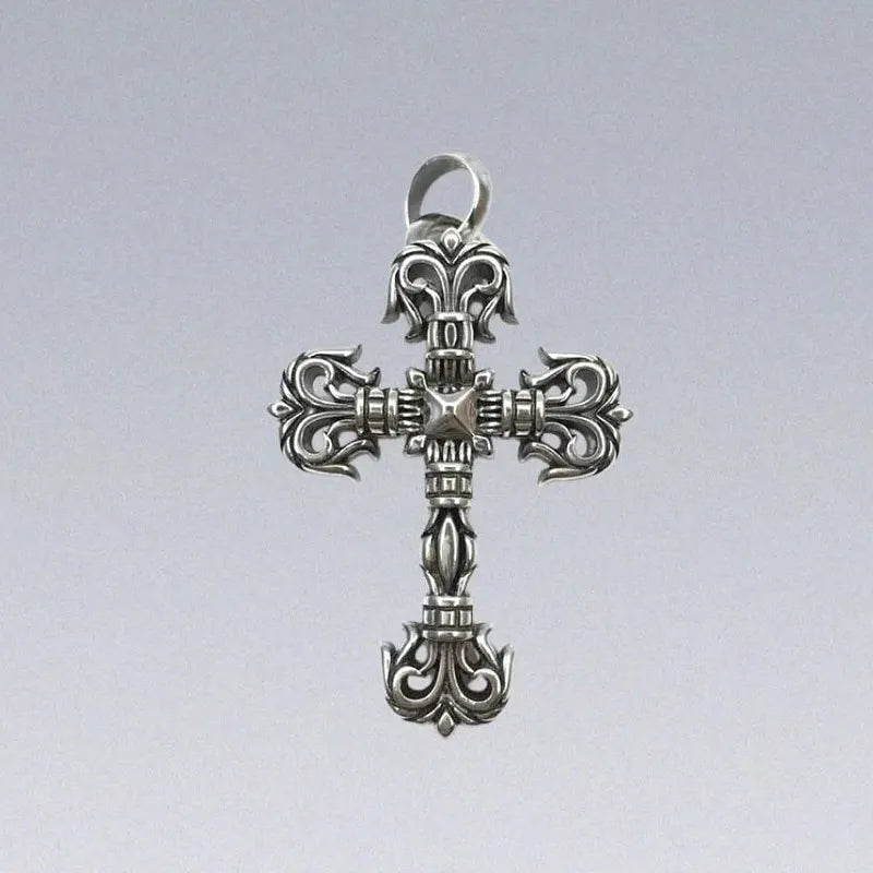 Chrome Pendant Necklace