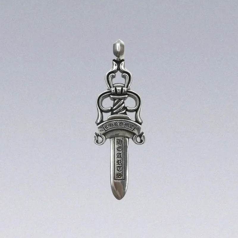 Chrome Pendant Necklace