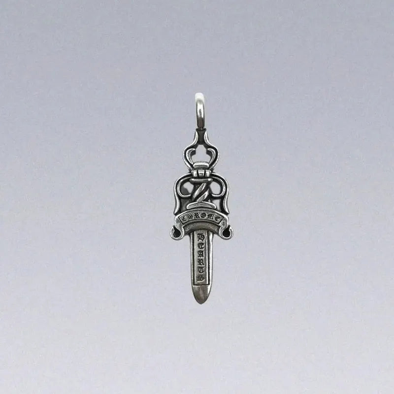 Chrome Pendant Necklace