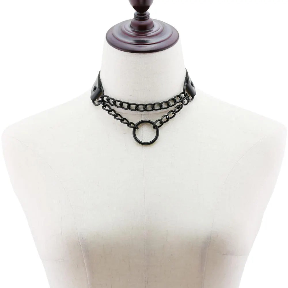 Choker Black Chain Amy