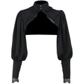 Gothic High Neck Laced Top