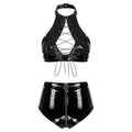 Relaxed PVC Zip Top and Panties
