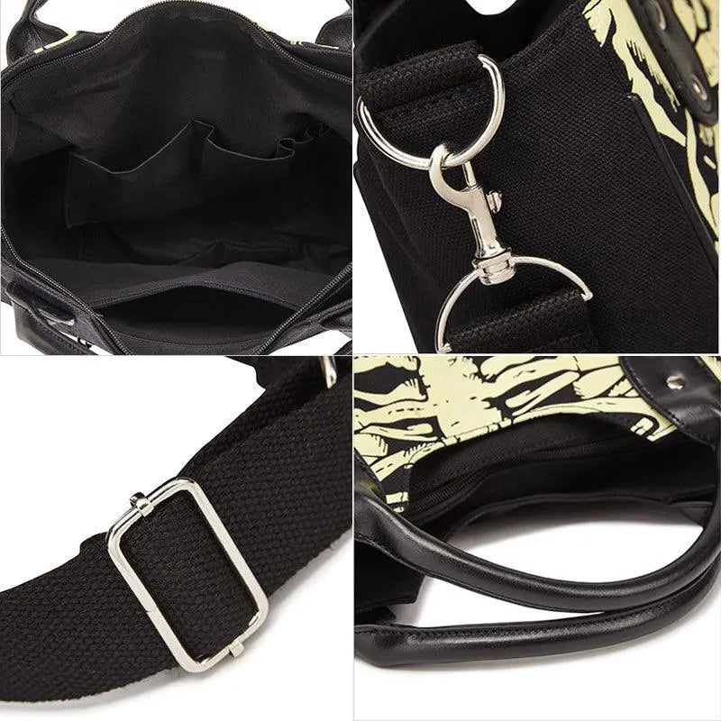 Reflective Skeleton Bag