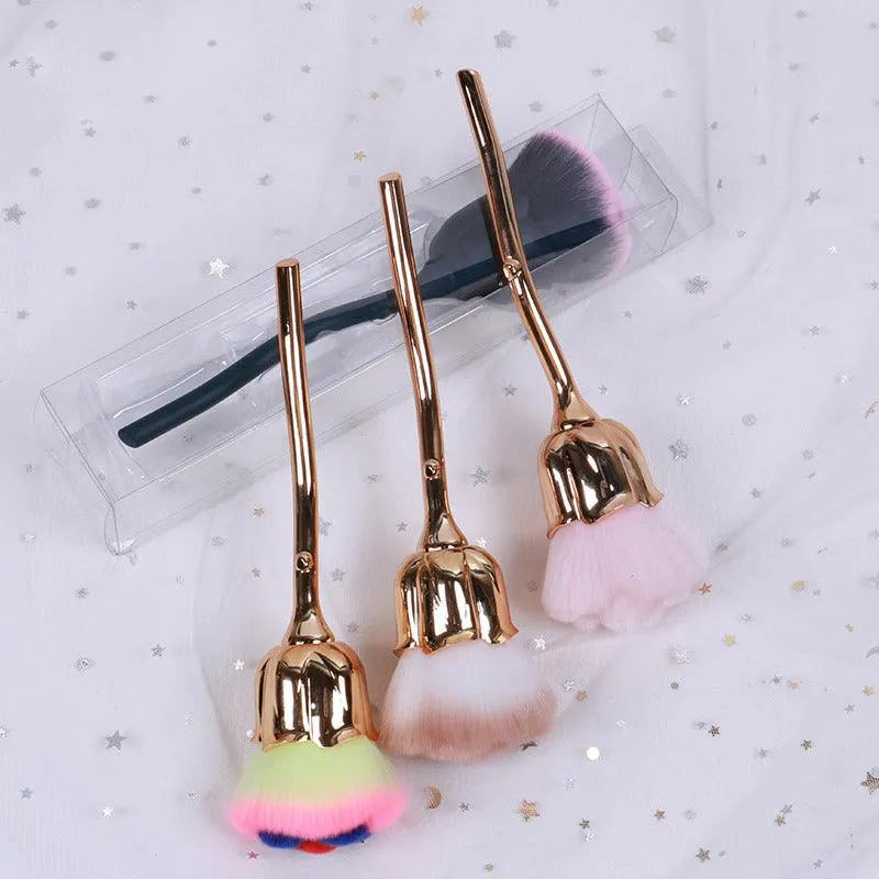 Rose Makeup Brush