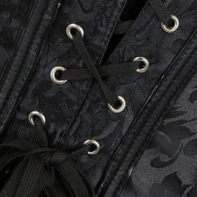 Metal Zipper Chain Corset