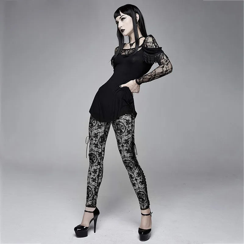 Get It Over With Lace Leggings