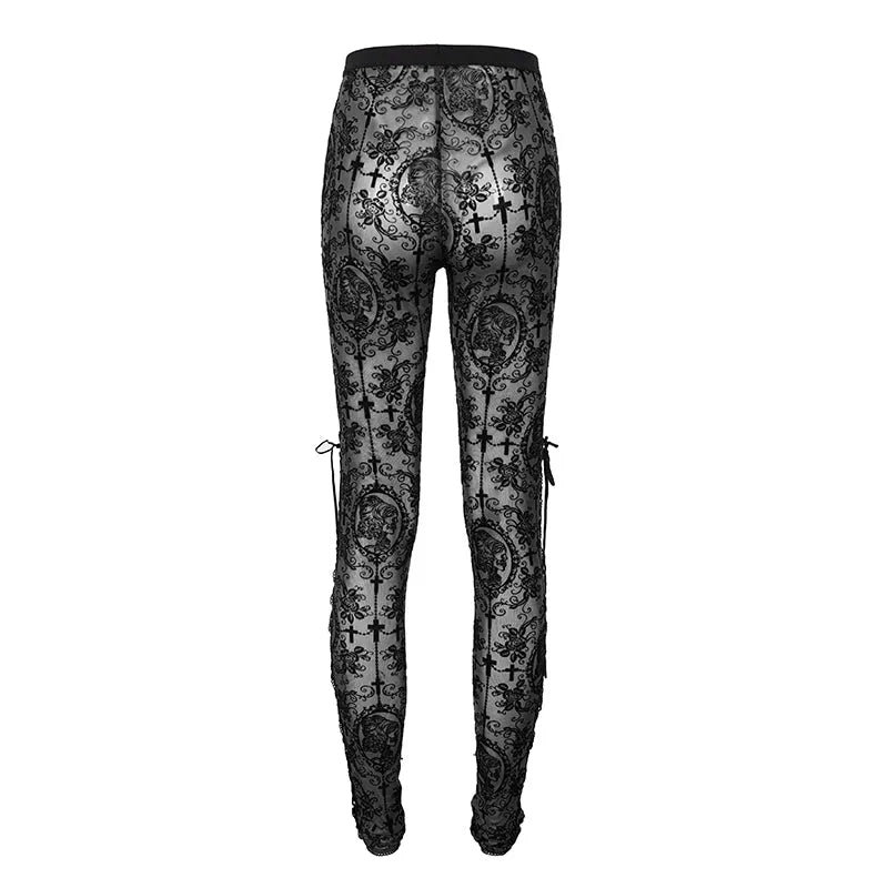 Get It Over With Lace Leggings