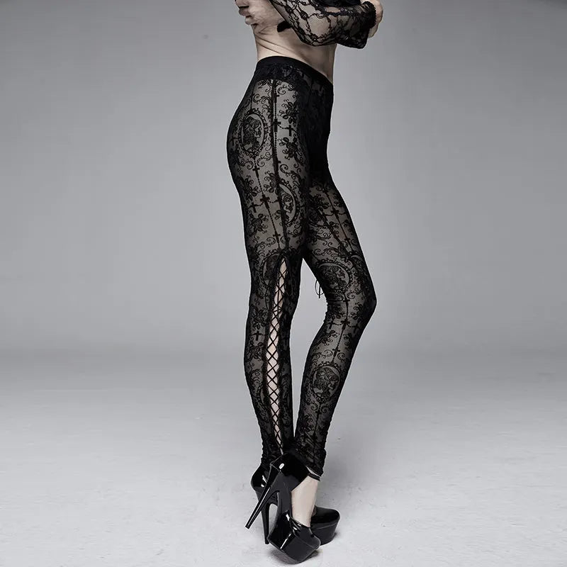 Get It Over With Lace Leggings