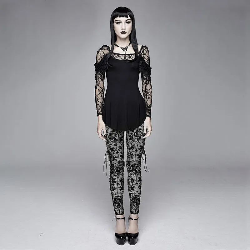 Get It Over With Lace Leggings