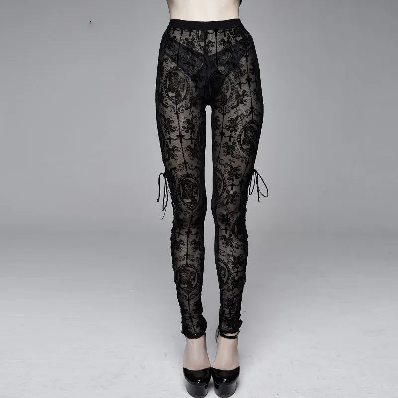 Get It Over With Lace Leggings