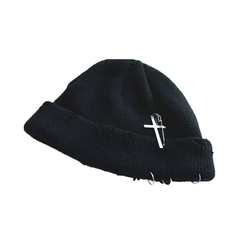 Sage Get Your Fix Knitted Beanie