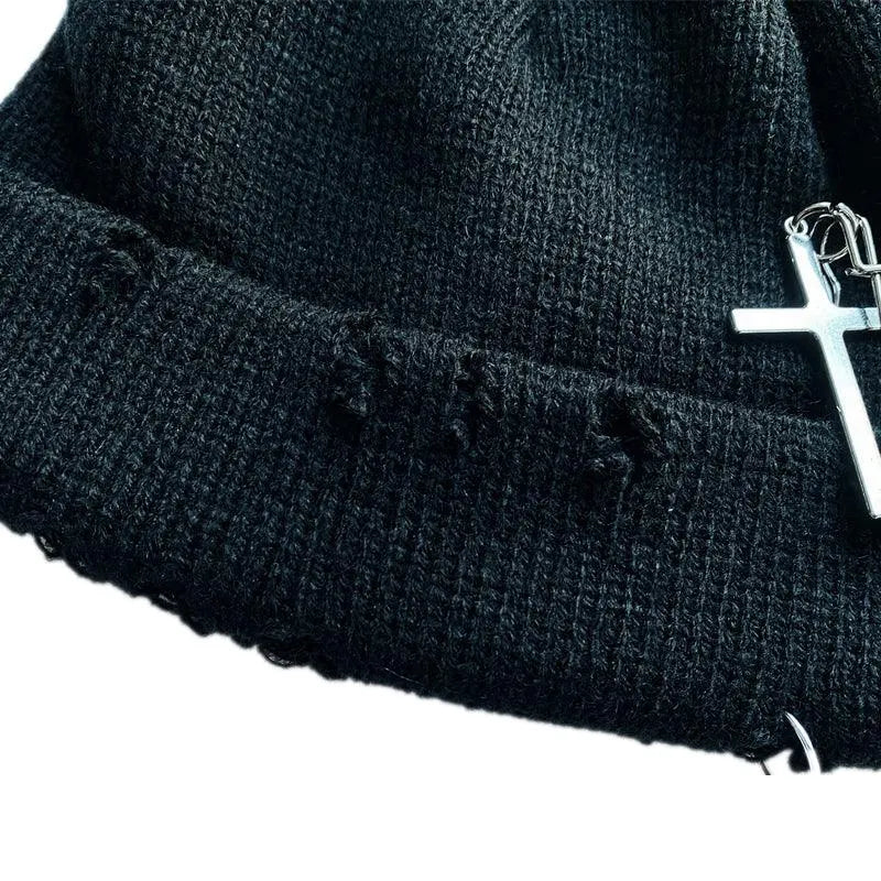 Sage Get Your Fix Knitted Beanie