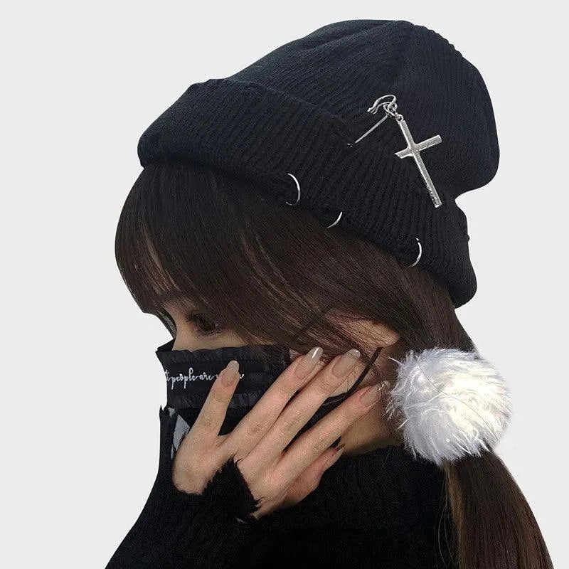 Sage Get Your Fix Knitted Beanie