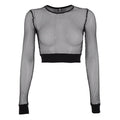 Cropped Mesh Top