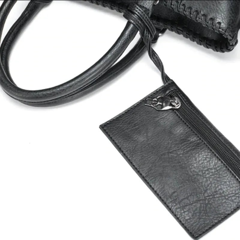 Pack Your Panic Skull Rivets Bag