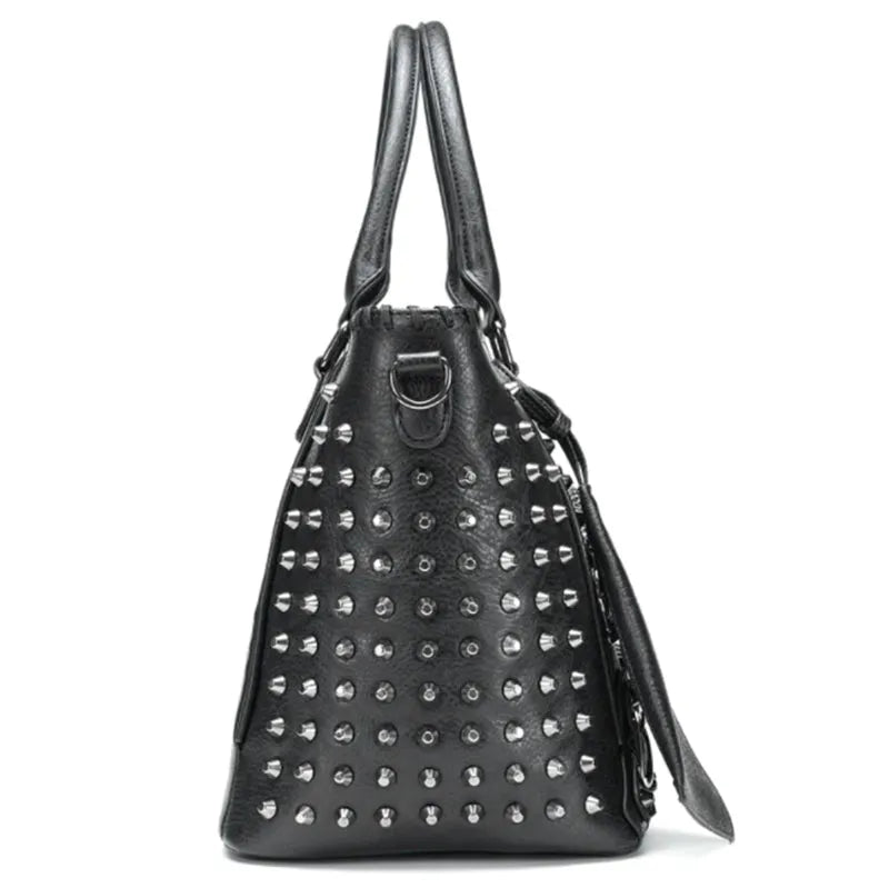 Pack Your Panic Skull Rivets Bag