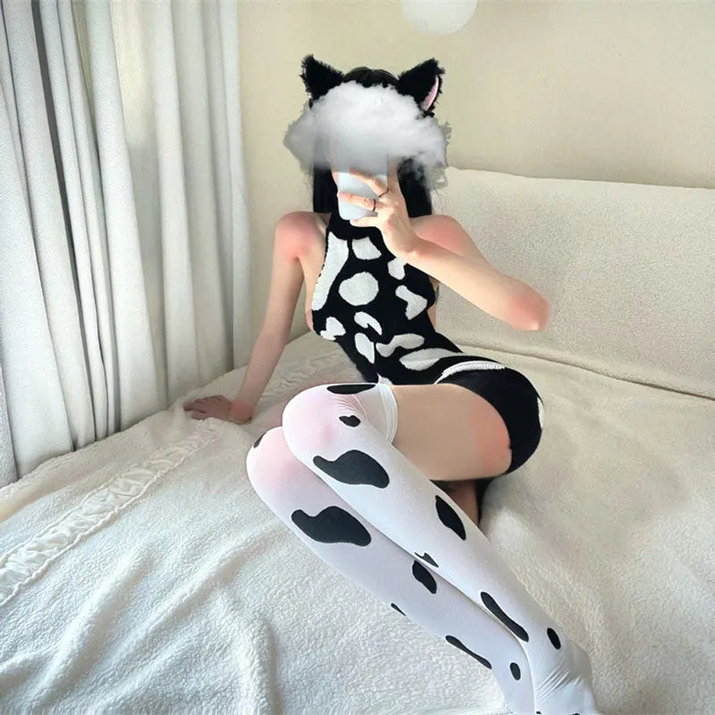 Play With Cow Killer Sweater Dress