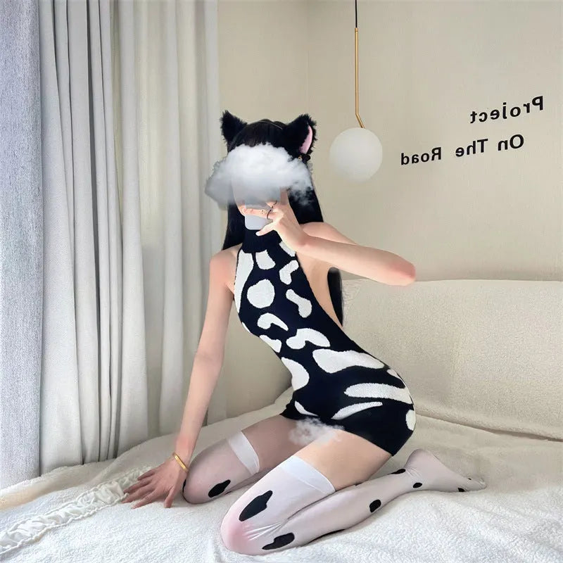 Play With Cow Killer Sweater Dress