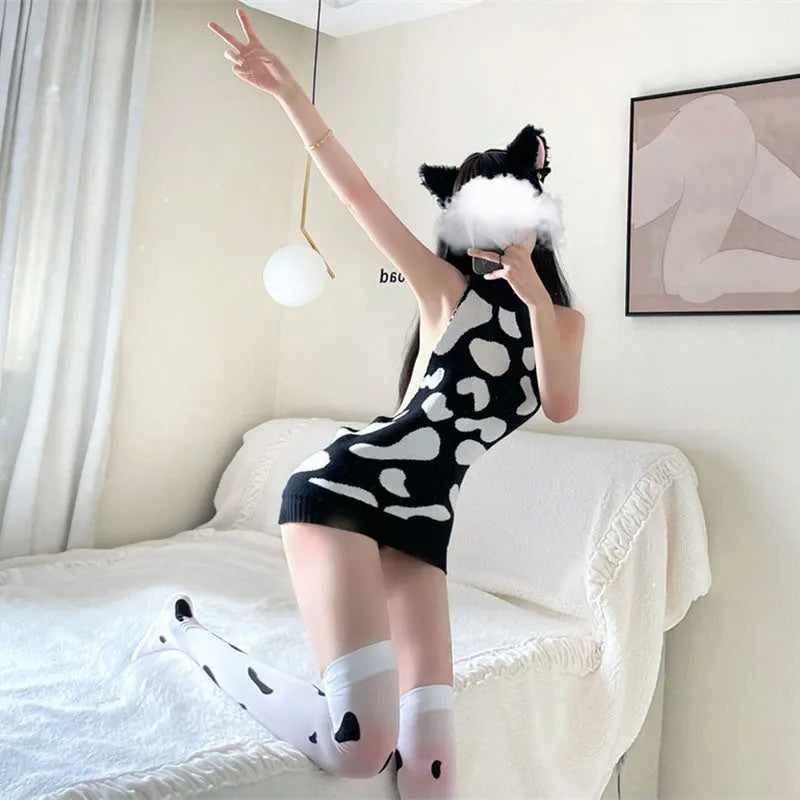 Play With Cow Killer Sweater Dress