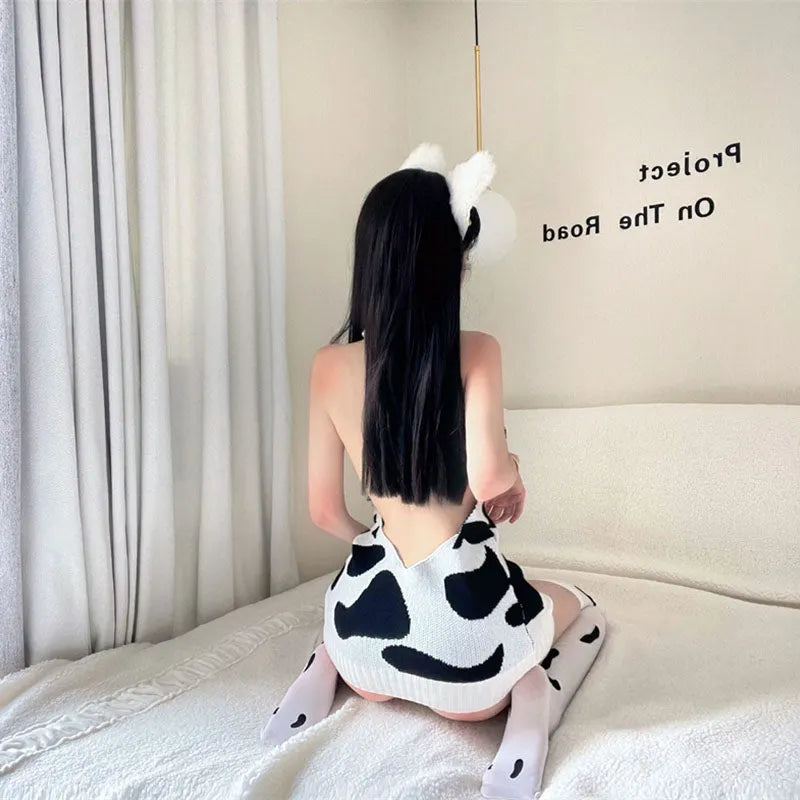 Play With Cow Killer Sweater Dress