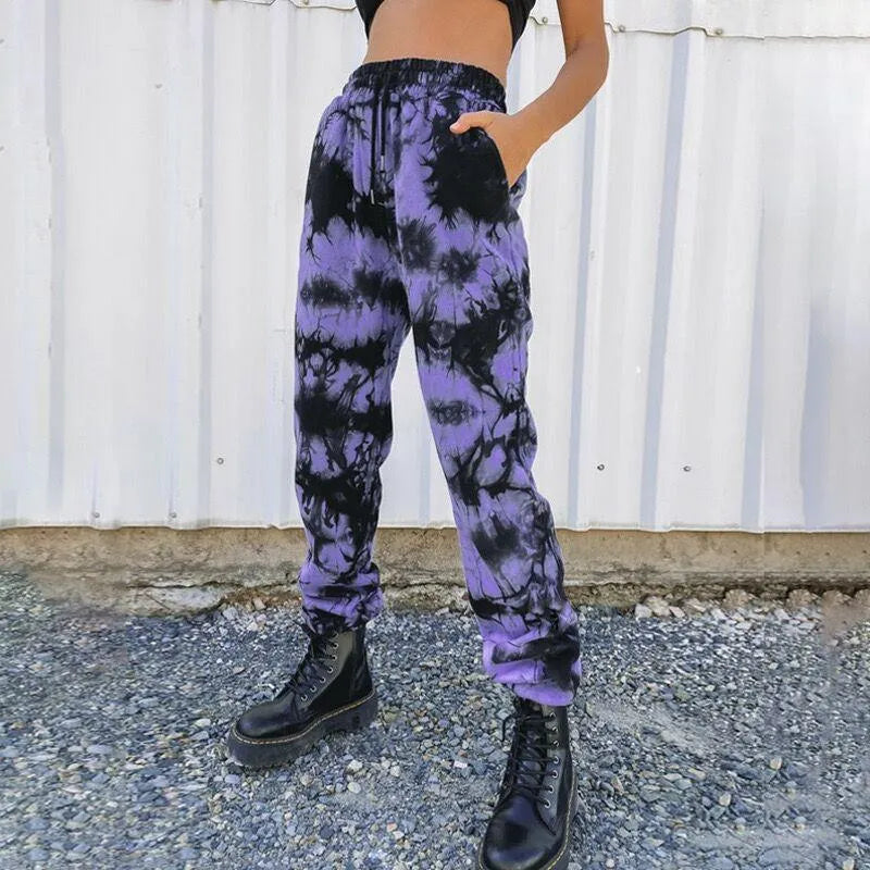 Tie Dyed Casual Harem Pants