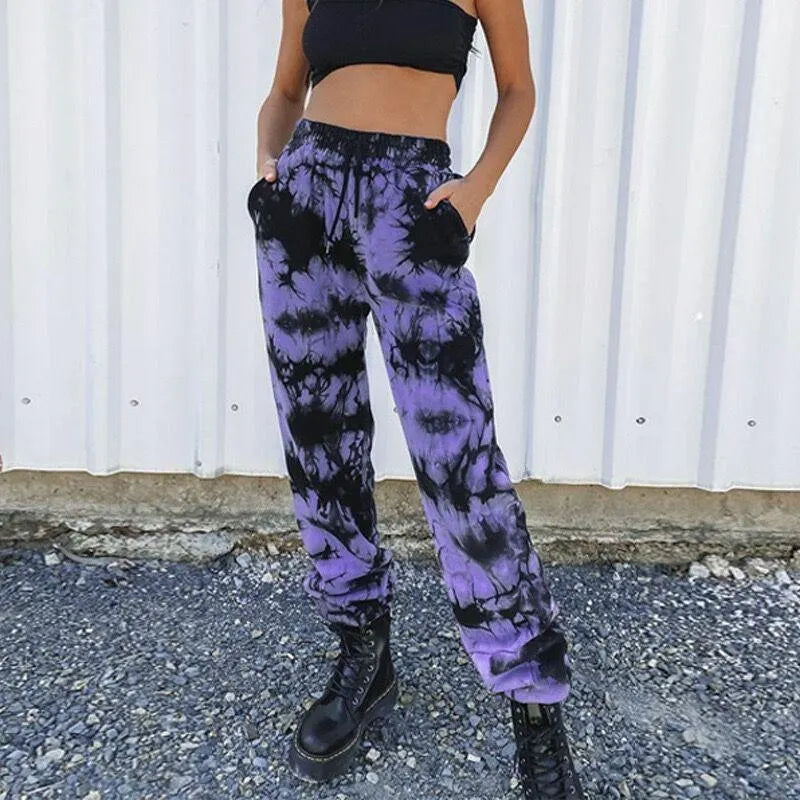 Tie Dyed Casual Harem Pants