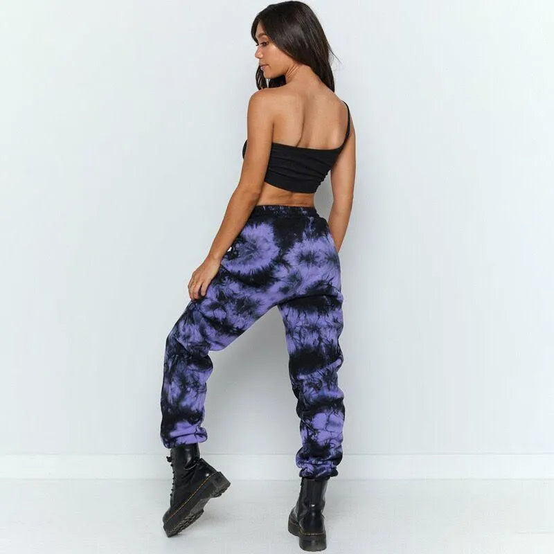 Tie Dyed Casual Harem Pants