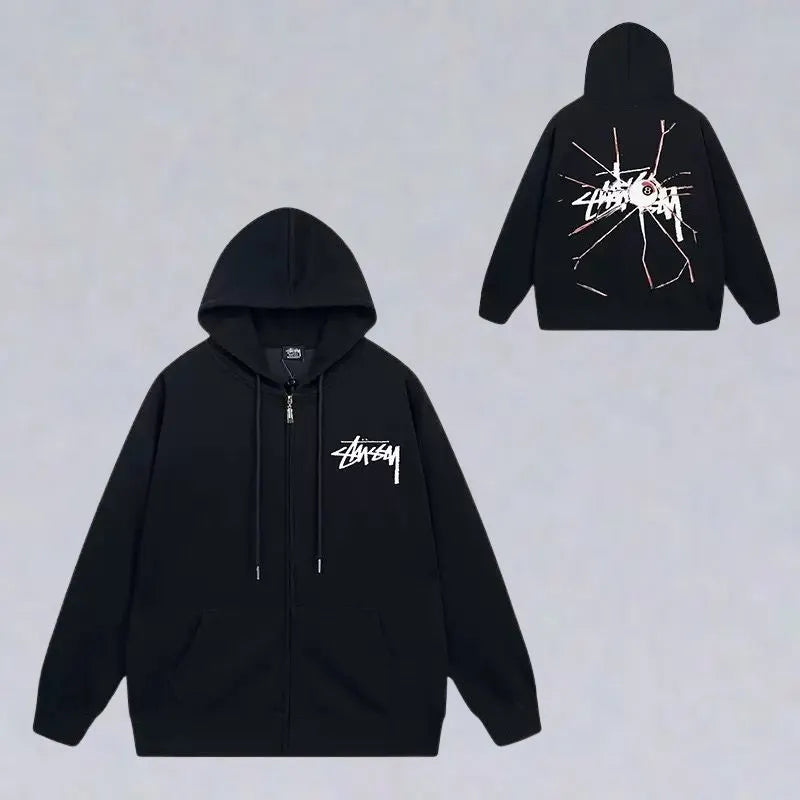 8 Ball  Zip Up Hoodie