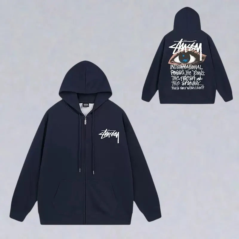 8 Ball  Zip Up Hoodie