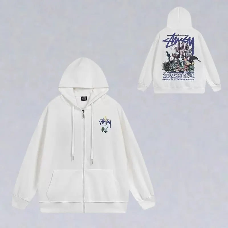 8 Ball  Zip Up Hoodie