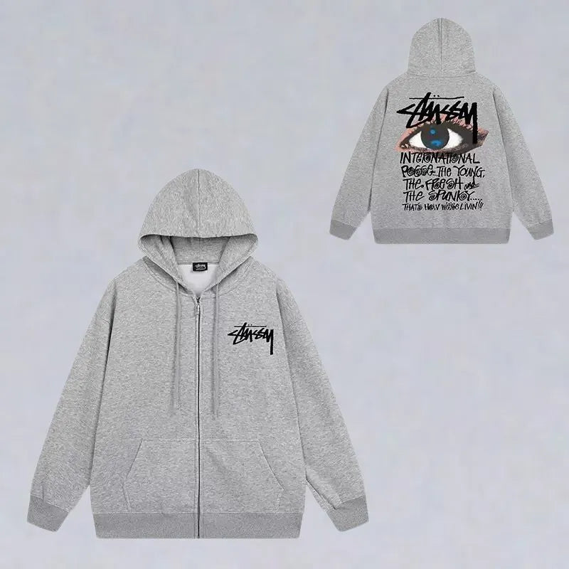 8 Ball  Zip Up Hoodie