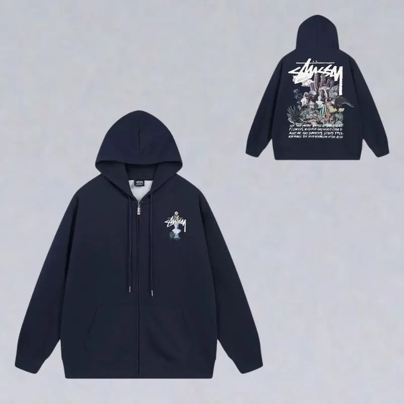 8 Ball  Zip Up Hoodie