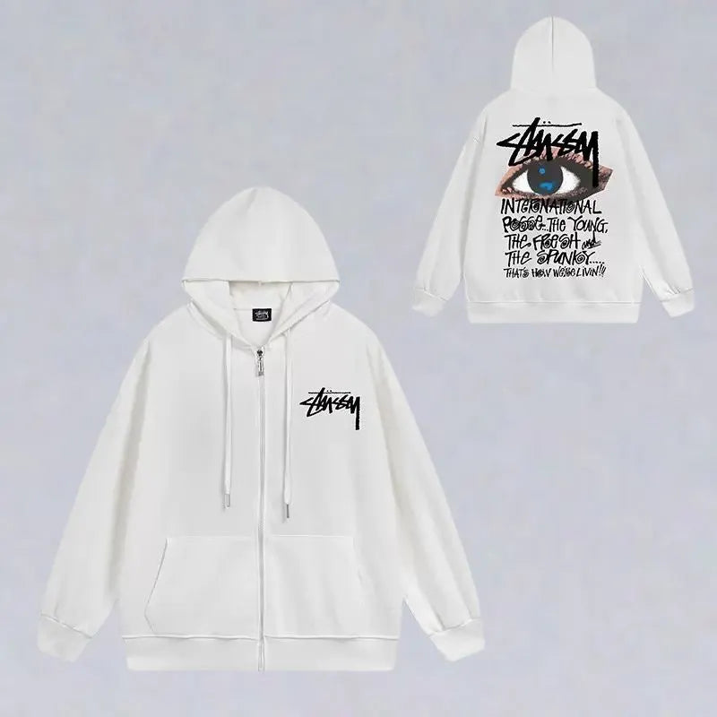 8 Ball  Zip Up Hoodie