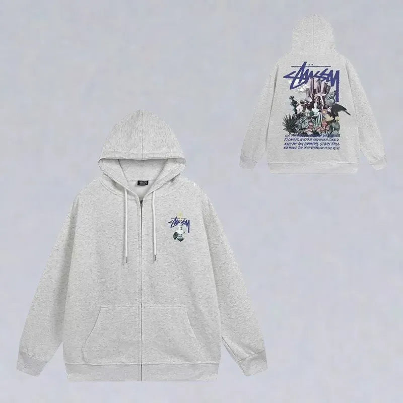 8 Ball  Zip Up Hoodie
