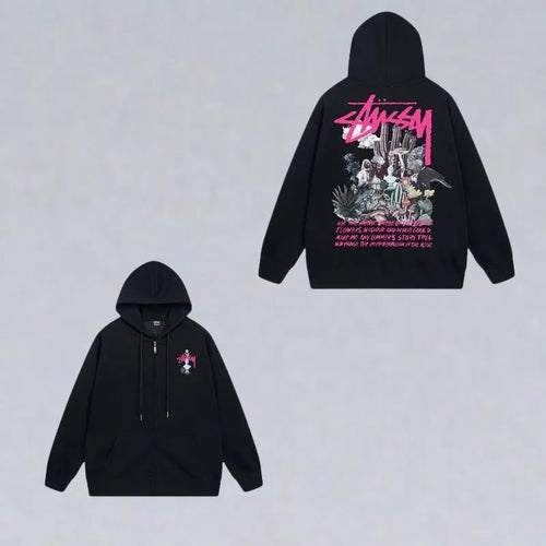 8 Ball  Zip Up Hoodie