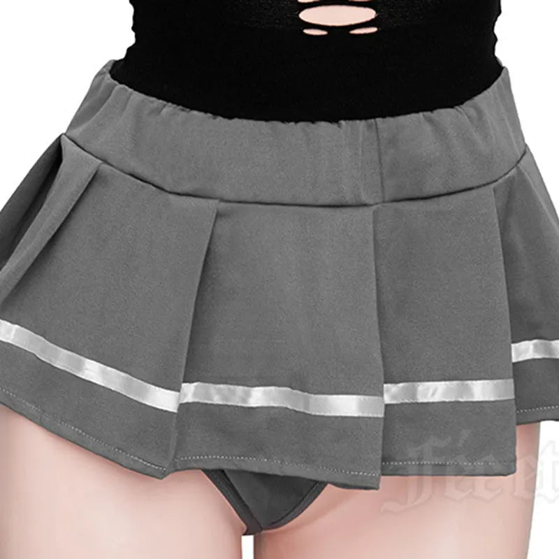 Endless Love Hollow Out Top and Mini Skirt Lingerie Set