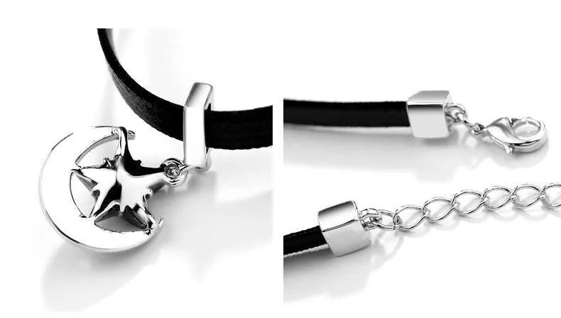 Star Moon Diamond Choker