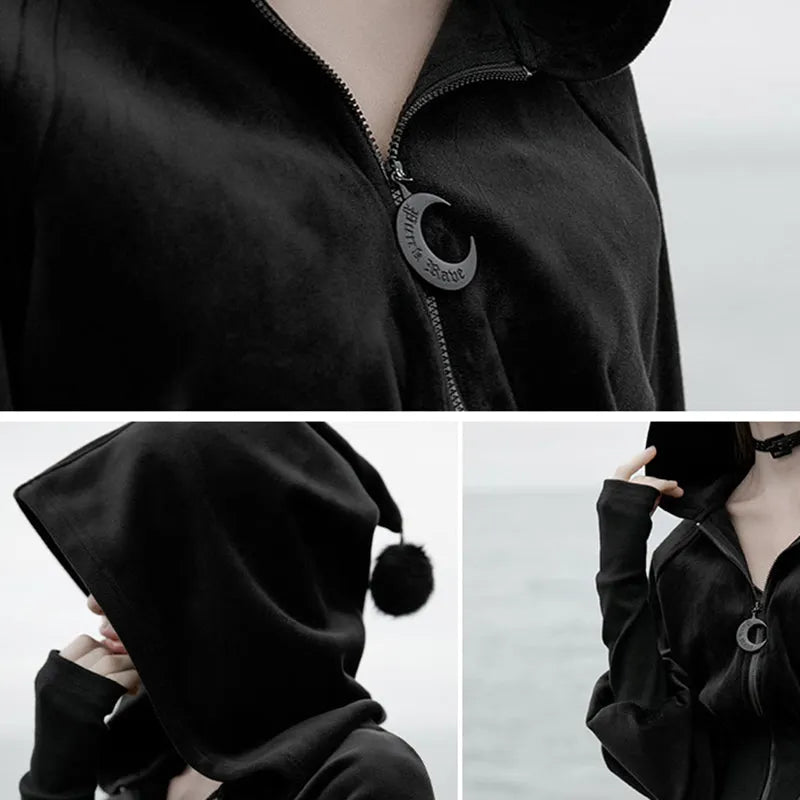 Night Nice To Me Zip Hoodie