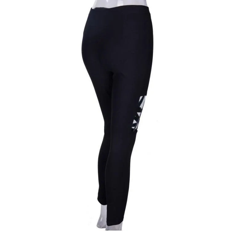Hollow Punk Star Leggings