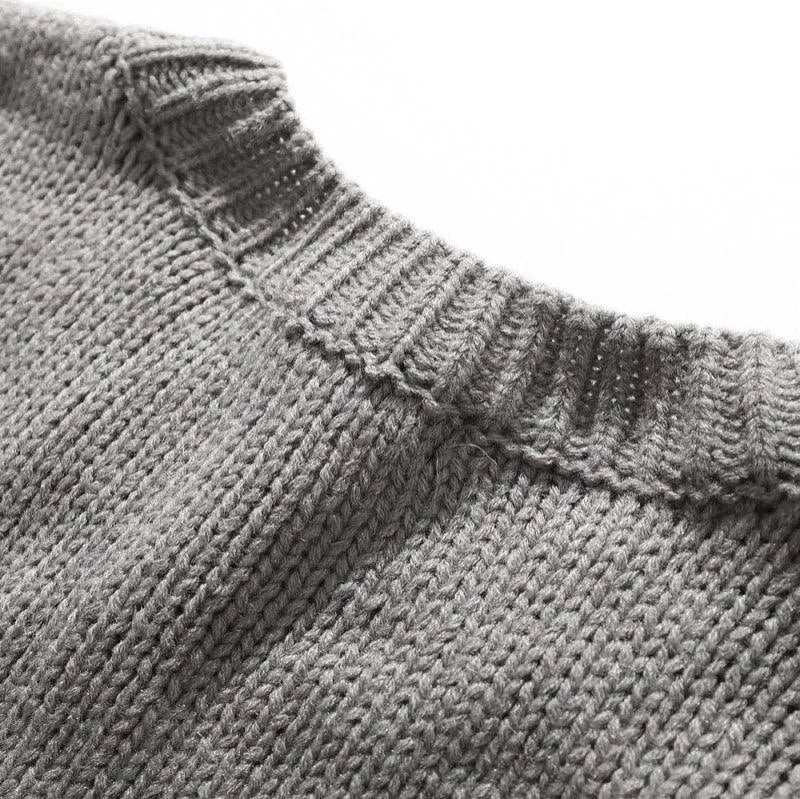 Trendy Punk Tattered Sweater
