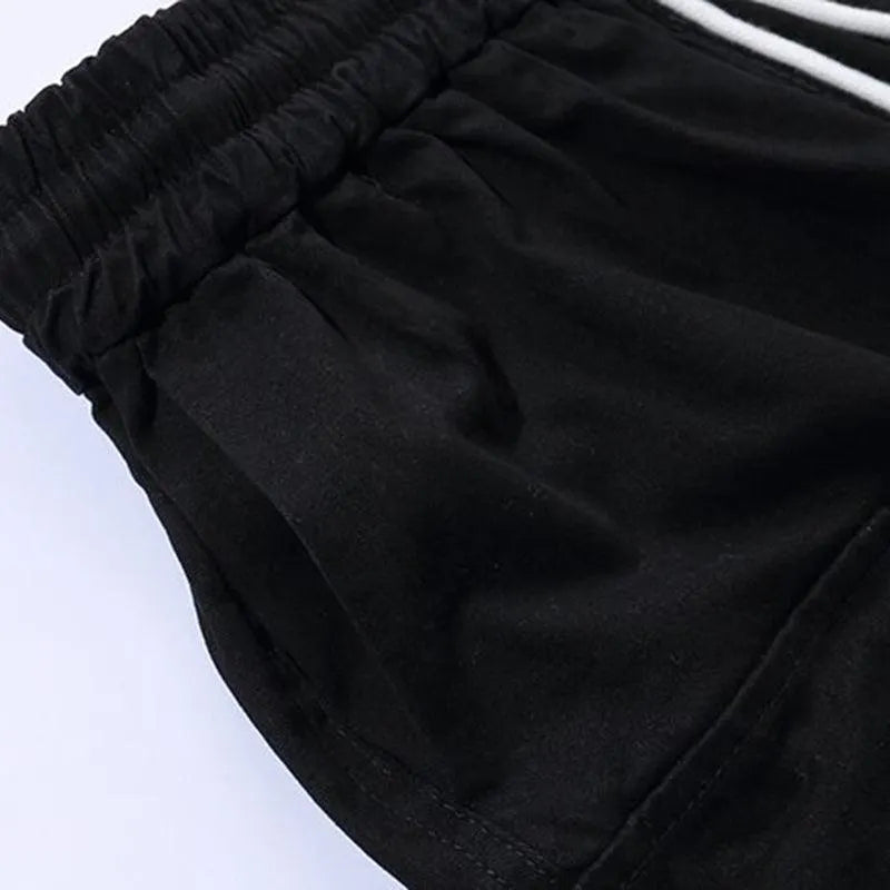 Letter Embroidery Belt Multi Pockets Jogger Pants