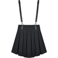 High Waist Student Pleat Skirt